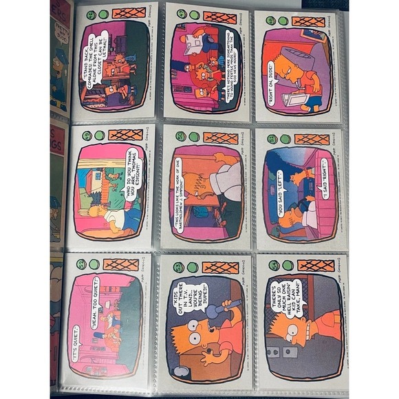 NEW - 1990 The Simpsons Topps Trading Cards - Complete Set - Picture 9 of 10